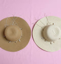 Wide-Brim Straw Sun Hat