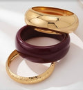 The Gilded Trio Bangles
