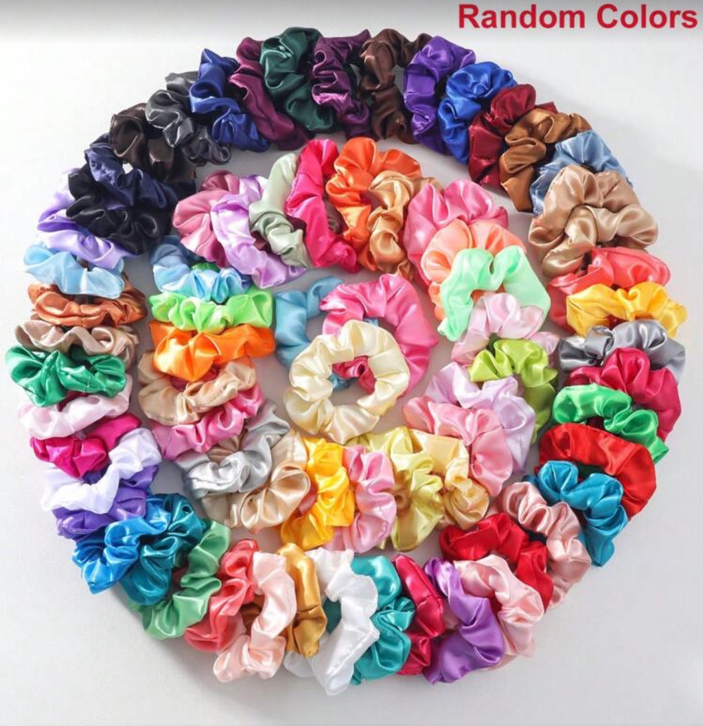 The Luxe Silk Scrunchies