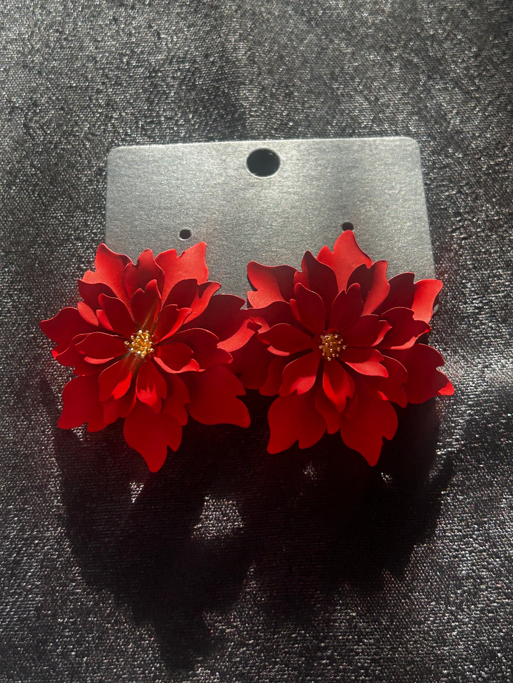 The Layered Poinsettia Earrings