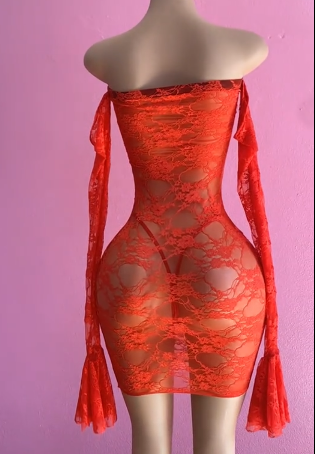 The Scarlet Rose Lace Mini Set