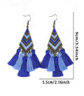 The Indigo Horizon Tassel Drops