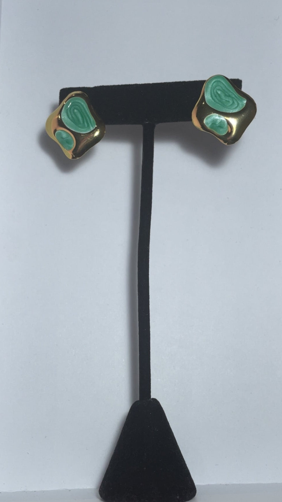 Abstract Geometric Stud Earrings