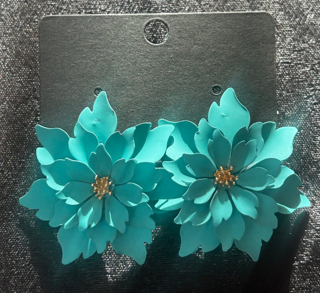 The Layered Poinsettia Earrings
