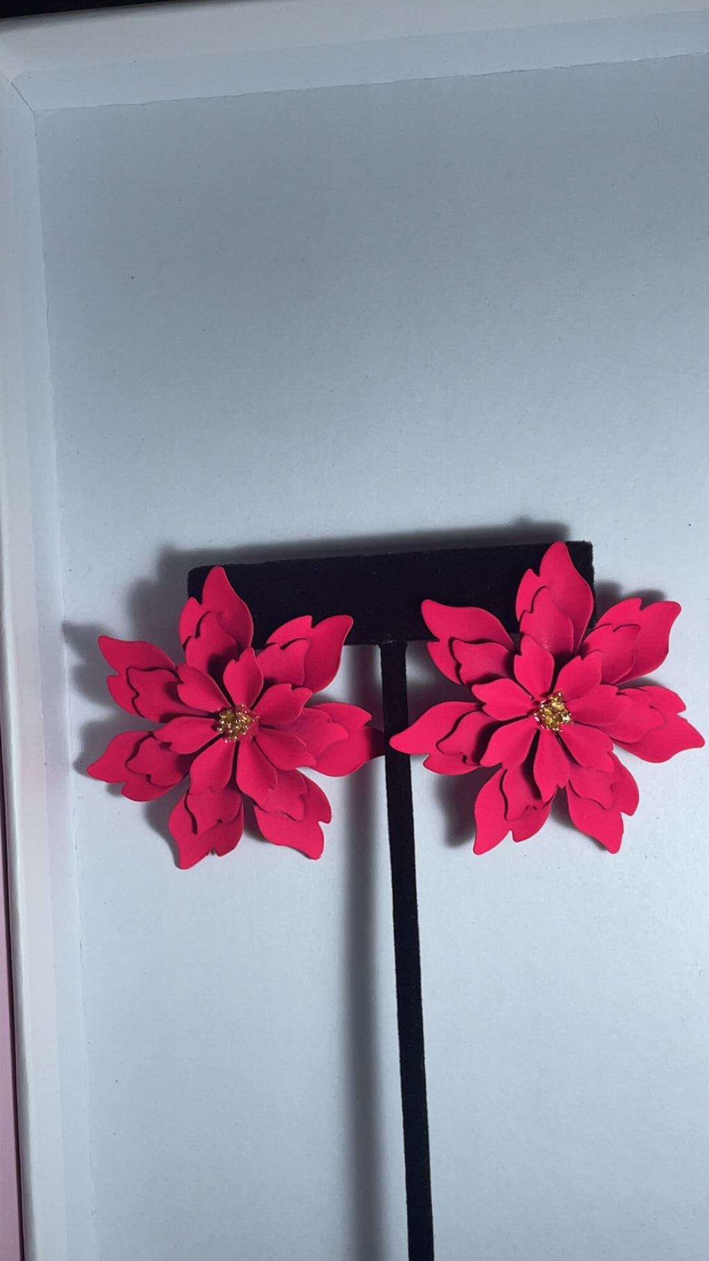 The Layered Poinsettia Earrings