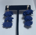 Flower Tassel Dangle Earrings