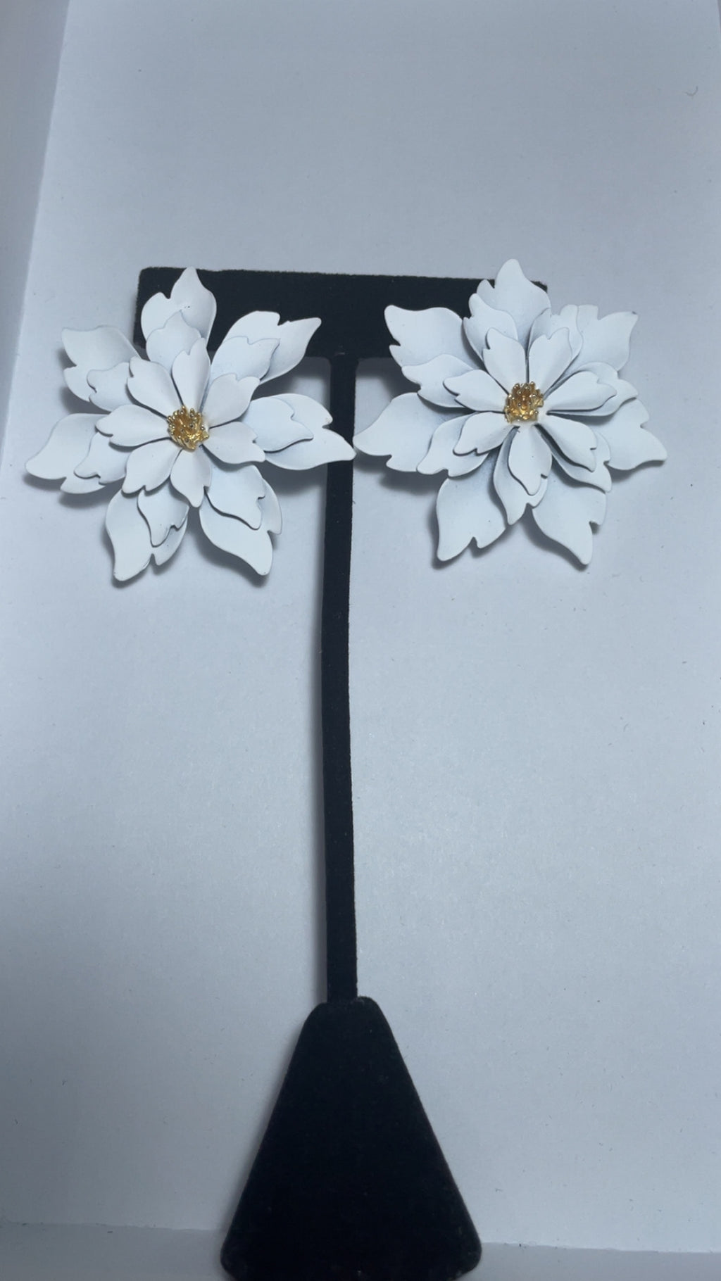 The Layered Poinsettia Earrings