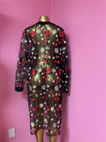 The Dark Garden Mesh Robe