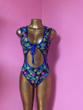 Wild Tropics Cut-Out Monokini