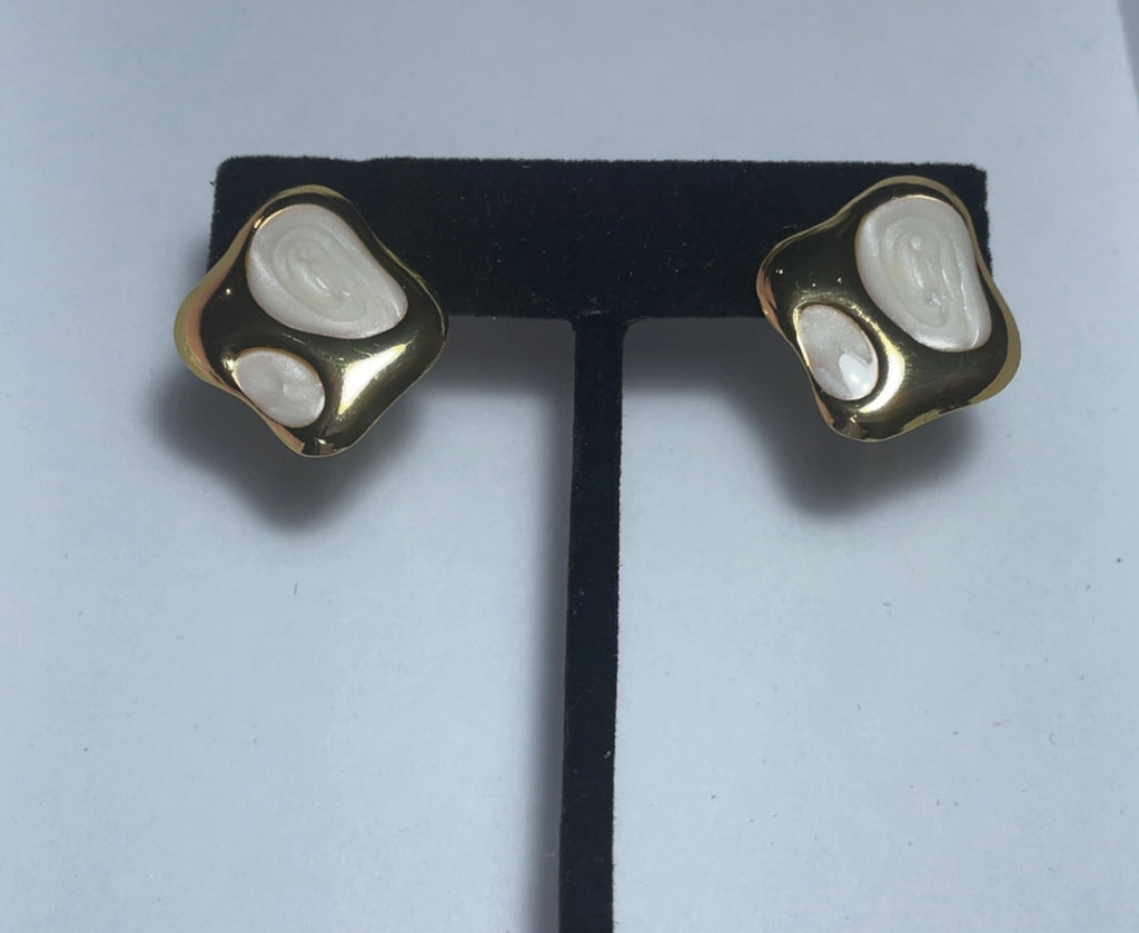 Abstract Geometric Stud Earrings
