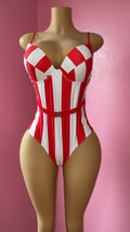 Red & White Striped "Candy" Suit