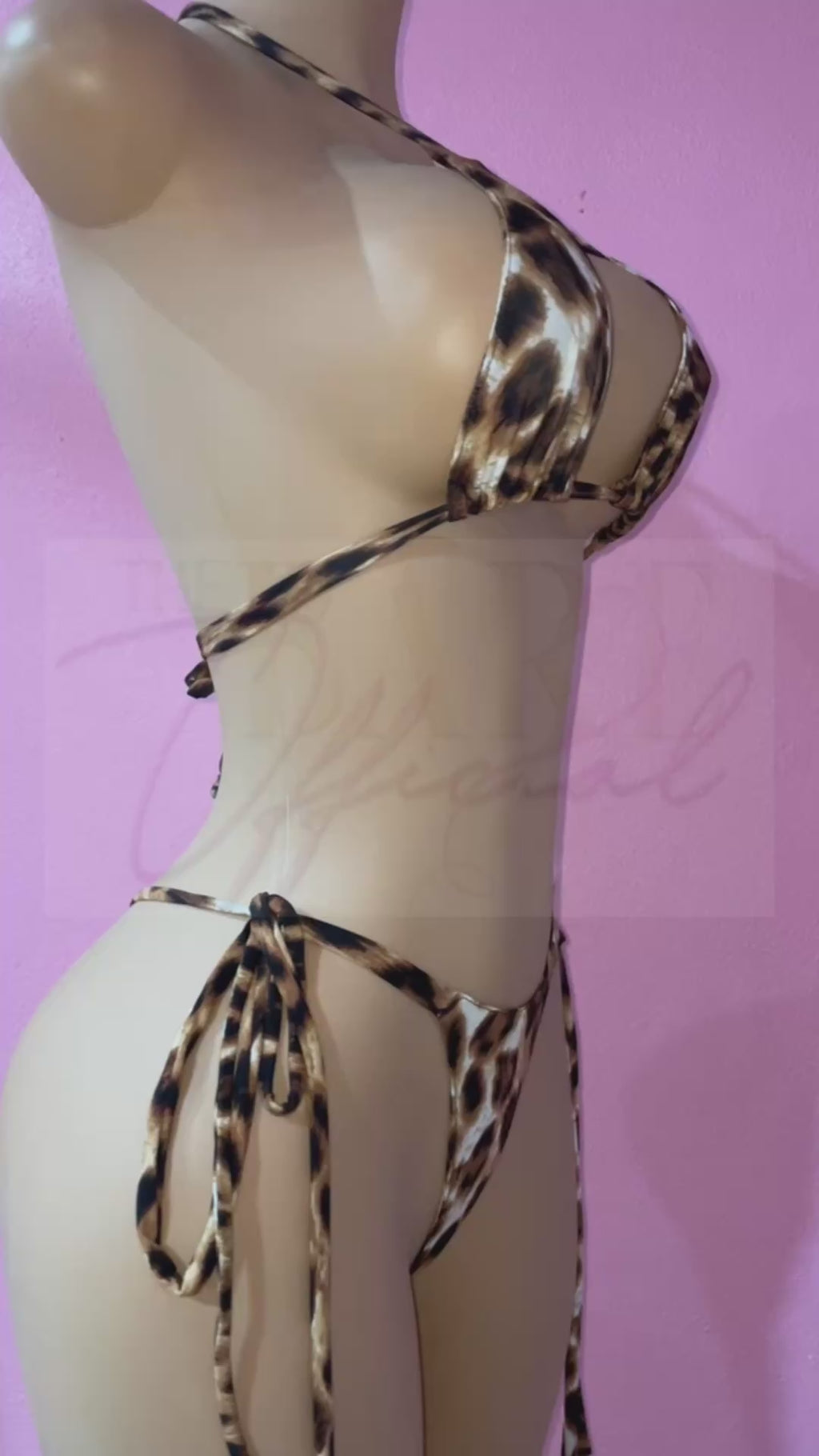 Wild Side Buckled Bikini Set